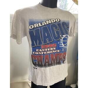 1995 Orlando Magic Eastern Champions Basketball S S T Shirt Size M